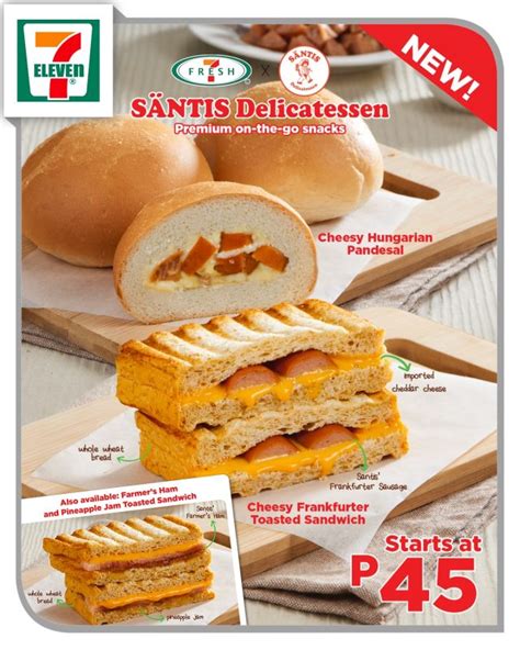 sandwich 7 11 menu philippines|New 7.